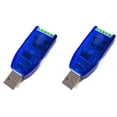 thumbnail image 1 of 2X Industrial USB to RS485 RS232 Converter Upgrade Protection RS485 Converter Compatibility V2.0 Standard -485, 1 of 7