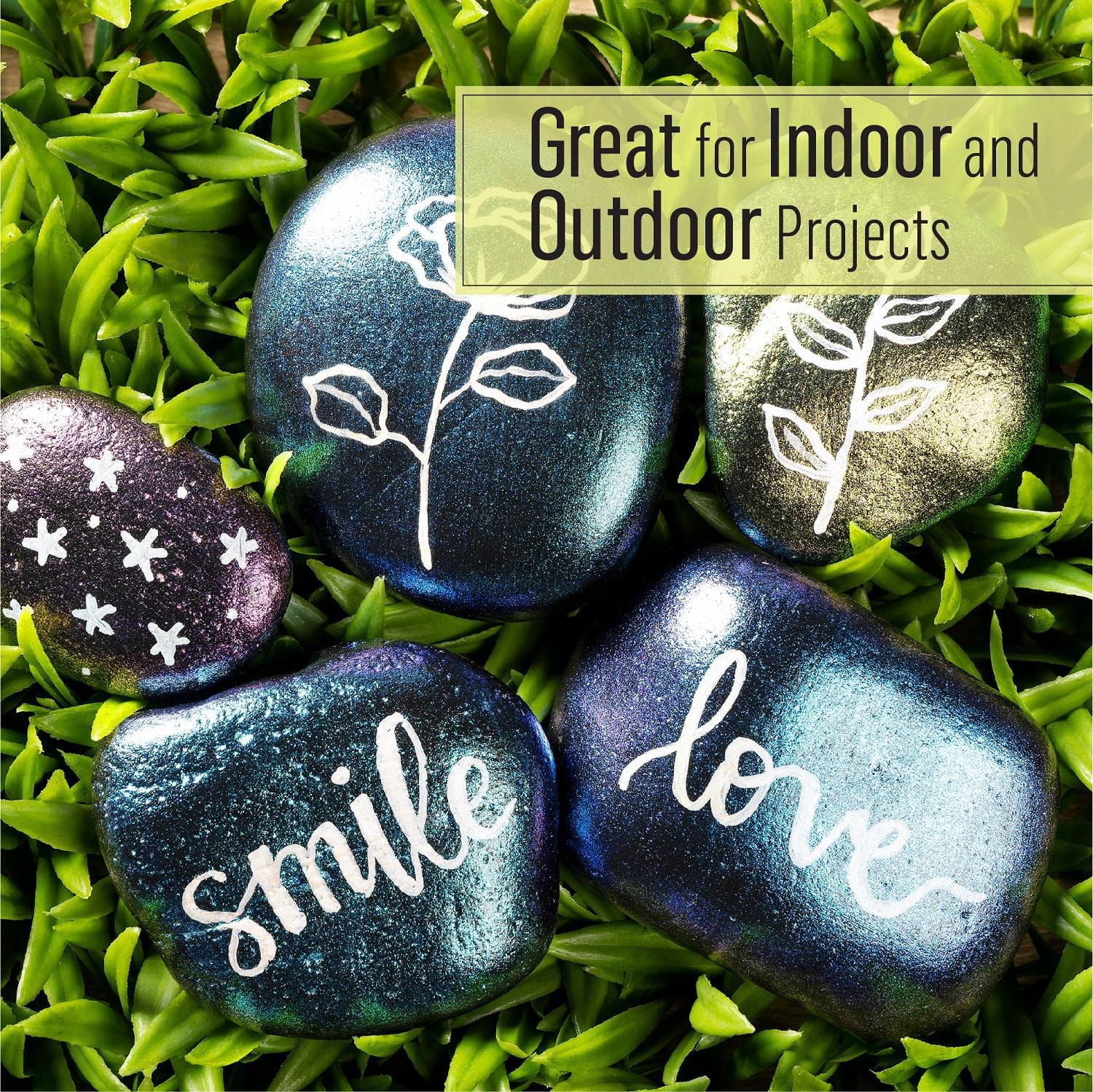 Glaçure fini brillant FolkArt Dragonfly Violet - Bleu - Vert Peinture Glaçure Libellule