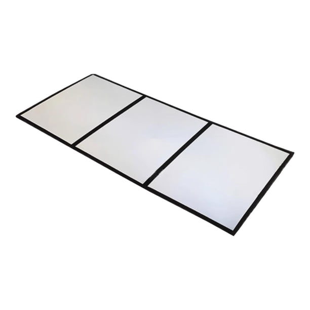 Espejo de mago de 3 vías, herramienta de práctica, entrenamiento de escenario, fiesta multifuncional Plegado 18cmx24cmx0.9cm