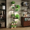 thumbnail image 6 of Living Room Display Shelves Plant Stand Indoor with Grow Lights, Indoor Plant Stand with Curved Corner, 8 Tiered Plant Shelf Indoor, Tall Plant Stands Indoor for Living Room, Patio, Balcony Decor,Liv, 6 of 10