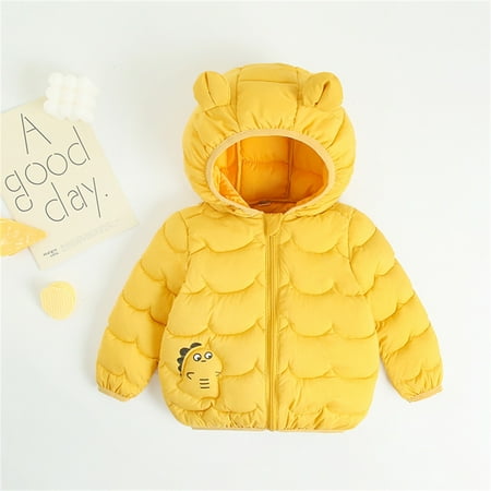 

Hunpta Kids Child Toddler Infant Baby Boys Girls Cartoon Long Sleeve Winter Coats Jacket Cute Animals Hooded Outer Outwear Outfits Clothes