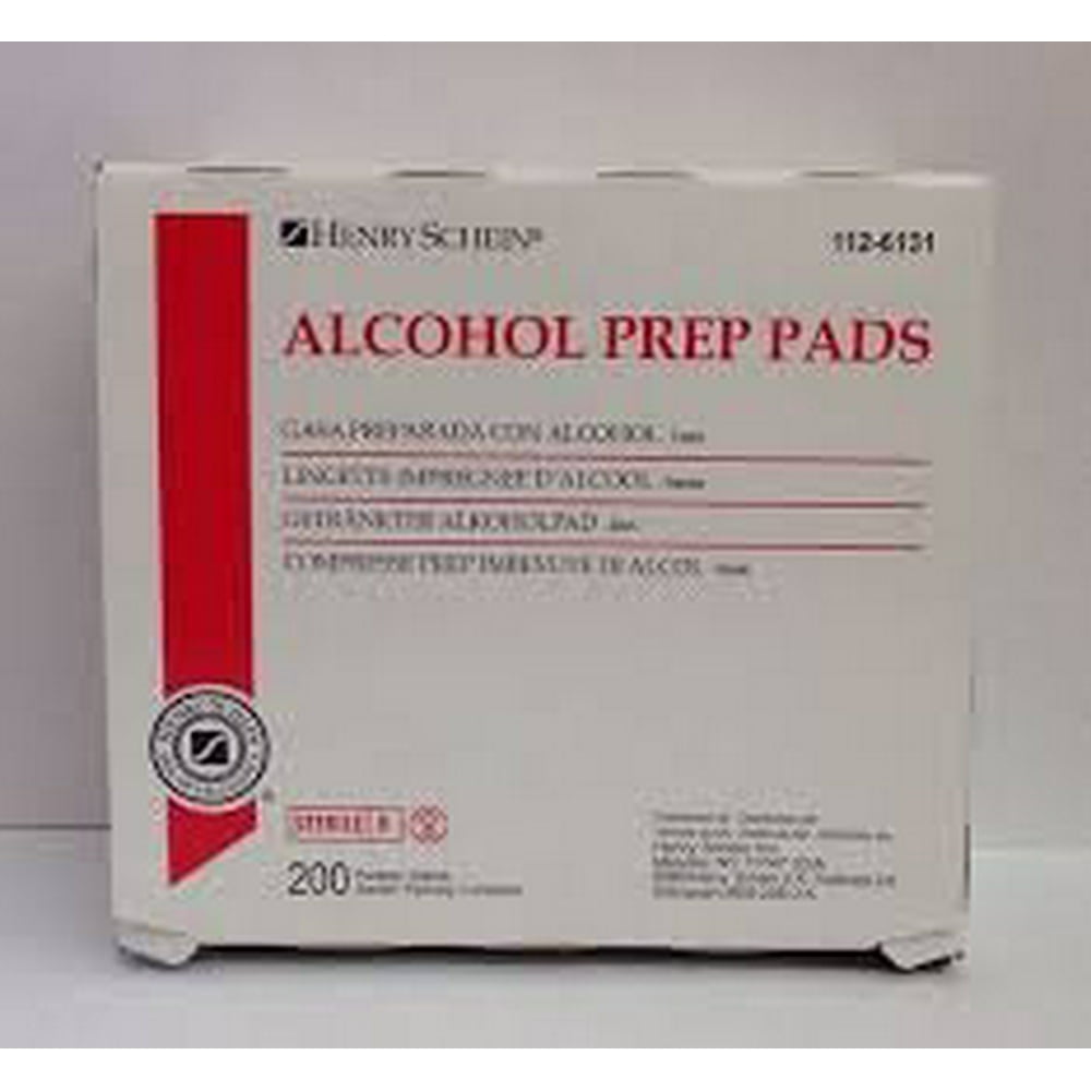 Henry Schein 1126131 Alcohol Prep Pads Sterile, 2Ply (Pack Of 200