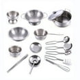 thumbnail image 1 of Juego De Ollas Y Sartenes, El Acero Inoxidable Desarrolla Habilidades De 16 Piezas Y Sartenes Juguetes De Cocina Para Niños Accesorios De Cocina Set, 1 of 8