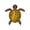 Yellow, variant on Sea Turtle Brooch Oil-dripping Rhinestone Animal Shape Retro Personality Gift Alloy Women Men Business Suit Lapel Pin Fashion Jewelry