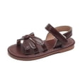 thumbnail image 6 of Ruyang Sandals for Toddler Girls Flower Open Toe Anti Slip Rubber Sole Shoes Kids Hook and Loop Swim Beach Summer Flat Shoes, 6 of 9