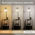 Floor Lamp with Table and Drawer Floor Lamps for Living Room Bedroom