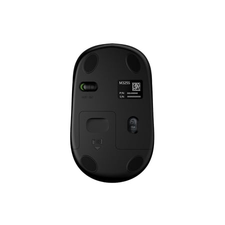 Logitech M325 - Mouse - right and left-handed - optical - wireless - 2.4 GHz - USB wireless receiver - black