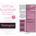 thumbnail image 6 of Neutrogena Oil-Free Acne Wash Face Cleanser, Pink Grapefruit 6 oz (Pack of 6), 6 of 6