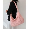 thumbnail image 5 of Kukuzhu Quilted Shoulder Tote Shoulder Bag Women Padding Cotton Down Hobo Bag Large Casual Shopping Bags, 5 of 7