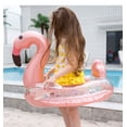 thumbnail image 4 of Flotador de piscina para bebés con dosel, asiento brillante y asa de seguridad, flotadores de piscina para bebés de verano 2021, flotadores inflables para bebés de 1 a 4 años, 80 * 70 * 57 cm - Rosa-Rosa- Sincero Electrónica, 4 of 5