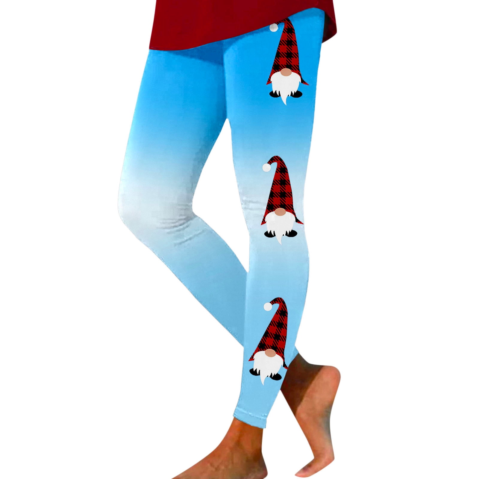 Fashion Women's Casual Christmas Printed Sports Leggings for