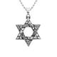 thumbnail image 5 of Collar con colgante de estrella judía de acero inoxidable Yuyangstore 20', 5 of 5