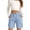 0_@Light Blue456, variant on Kiijoy Girls Athletic Cargo Shorts Summer Casual Drawstring Shorts, Black, Sizes 2-15