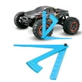 thumbnail image 1 of RC Rim Camber Ruler, Height Measure Caliper Universal Adjustable Useful  for Remote Control Car Red,Blue, 1 of 7