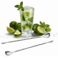 thumbnail image 2 of Stainless Steel Curvy Design Bar/Cocktail Spoons, Ice Cream Spoon, Mixing Spoon Bar Set Spoons (Approx. 12 Inches), Pack of 6 (Dishwasher Safe), 2 of 2