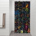 thumbnail image 2 of Math Equations Handwritten Notes Black Pattern Shower Curtain 36"x72" ,Bathroom Decorative Shower Curtains Set with 12 Hooks,Modern Waterproof Washable Shower Curtain, 2 of 6