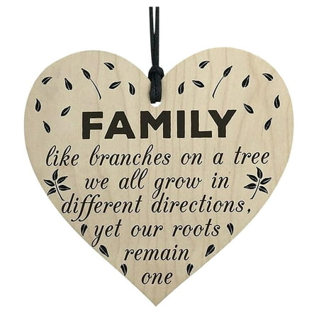 

Handmade Wooden Commemorative Love Wooden Sign Pendant