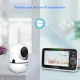 HelloBaby Baby MonitorHB6550 5" Video Baby Monitor with Remote Pan
