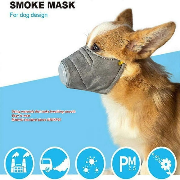 3pcs Dog Respirator Face Mask Pets Disposable Anti Dust Face Cover Breathing Filters