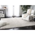 thumbnail image 3 of SAFAVIEH Royal Ronnette Solid Plush Shag Area Rug, Cream, 5'3" x 7'6", 3 of 8