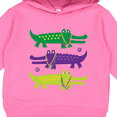 thumbnail image 3 of Inktastic Mardi Gras Holiday Alligators Toddler Hoodie, 3 of 4