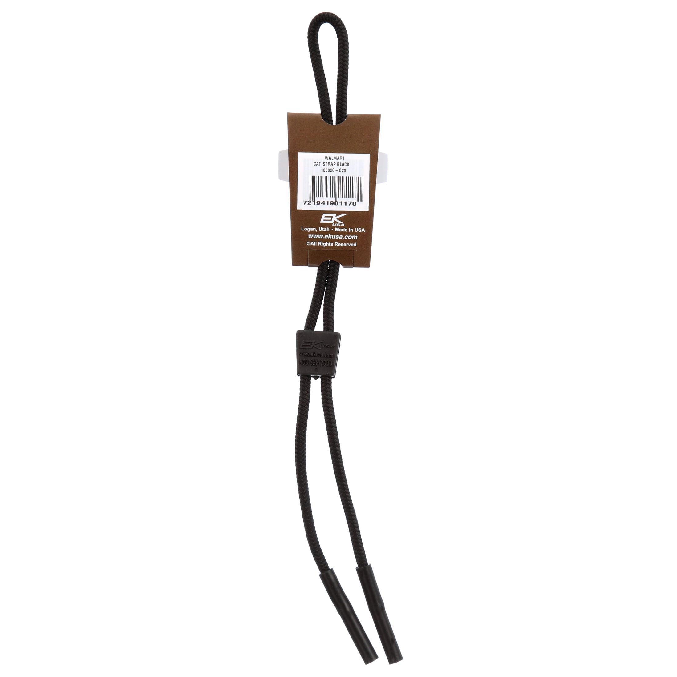 EK Ekcessories 10002C-C20 Cat Strap Eyewear Rope Retainer (Black, One Size)