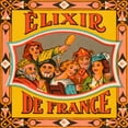 thumbnail image 2 of Vintage Booze Labels 12x12 Gold Ornate Wood Framed with Double Matting Museum Art Print Titled - Elixir de France, 2 of 4