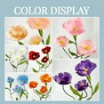 thumbnail image 3 of Louis Garden 5.9’ High 1-Base Silk Poppy Artificial Flower Backdrop Giant Flowers for Decoration, Champagne, 3 of 8