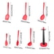 thumbnail image 3 of Utensilios de cocina, accesorios de cocina, juego de siete espátulas de silicona resistentes al calor y aptas para uso alimentario, para sartenes antiadherentes. Incluye espátula, cucharón, colador y, 3 of 6