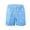 Blue, variant on Palm Tree Mens Swim Trunks with Compression Liner Tropical Leaves 2-in-1 Swimming Board Shorts Fashion Stretch Quick Dry Bathing Suits
