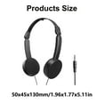 thumbnail image 2 of Necvior Unisex Children's Headphones, 3.5mm Connection Foldable for Portability, Comfort, 2 of 10