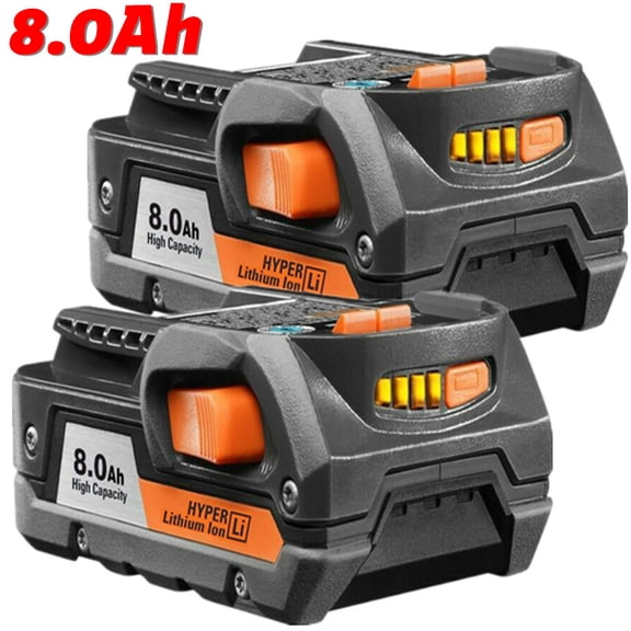 8.0AH Hyper Lithium-ion Battery Compatible with Ridgid 18V R840087 R840085 Rigid 18V Tool NEW