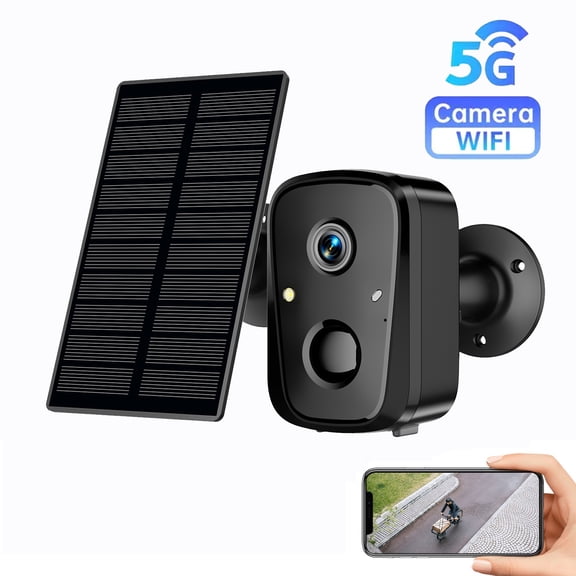 Solar Security Cameras Wireless Outdoor, Battery Powered 3K 4MP wifi Cameras for Home Surveillance, PIR/AI Motion Detection, Waterproof, Color Night Vision, 2-Way Audio, Cloud/SD Storage