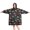 Multicolor Controllers Games, variant on Wearable Oversized Blanket,Red Controllers Games Icons Black Pattern Wearable Blanket Hoodie for Adults,Cozy Hooded Blankets with Super Pockets,Super Warm Fuzzy Pullover for Women & Men