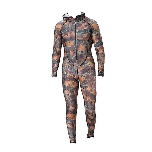 de Buceo Del Cuerpo Completo Del Camuflaje Del Mens Buceo Que Surf M Cola Traje de neopreno de cuerpo entero