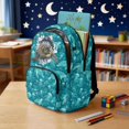 thumbnail image 4 of Whosucclay Turtle and Jellyfish Design 17 Inch Backpack for Boys Girls, Lightweight Adjustable Straps Kids Backpack for High School Elementary School Kindergarten, 4 of 8