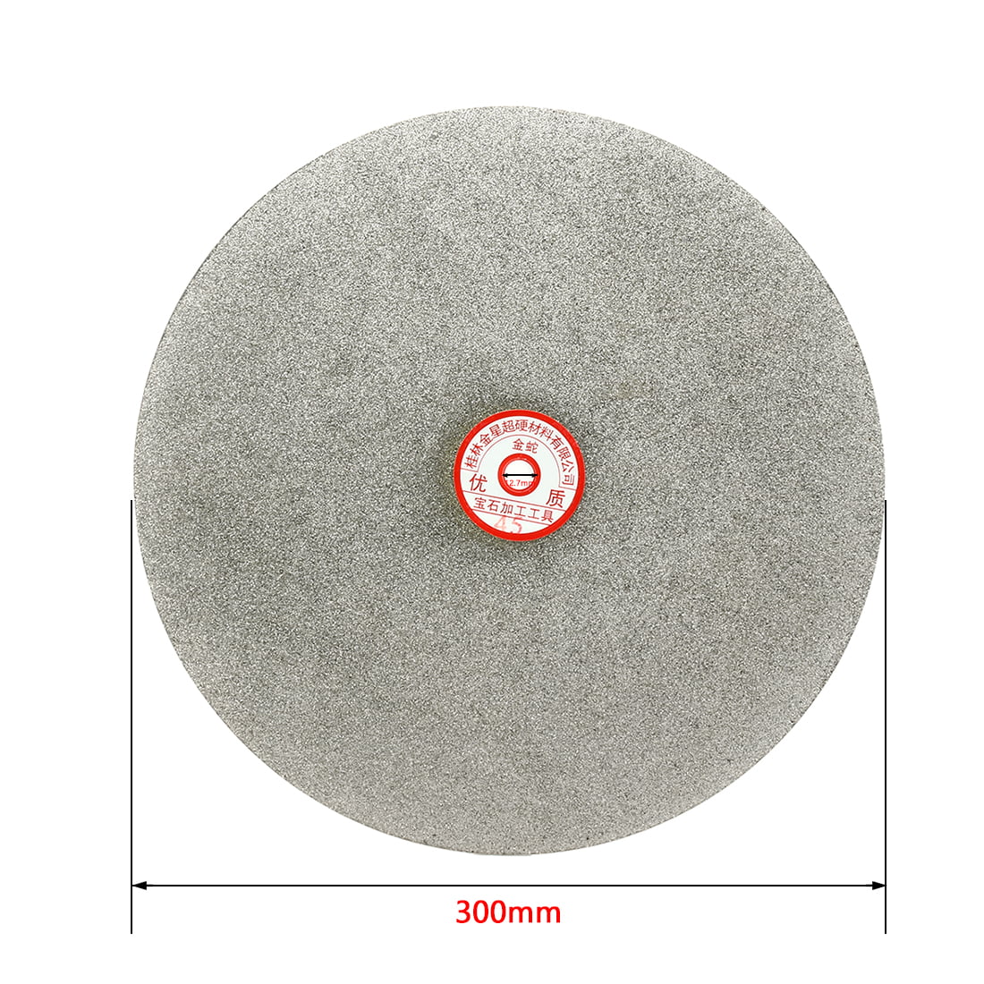10 PACKS– 300mm Diameter Aluminium Oxide Sanding/Grinding Discs–Hook & Loop Back 