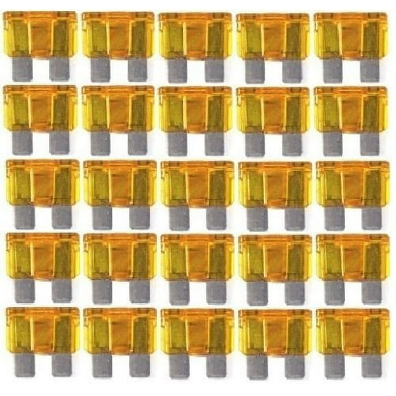 DNF 25 Pack 20 AMP ATC Blade Style 12V Automobile Fuses