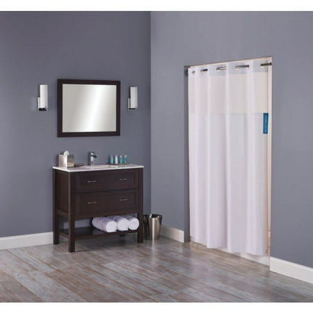 Hilton Hampton Inn Mystery Shower Curtain Custom Tag 71 X 74 White 12 Cs