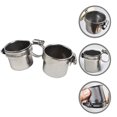 thumbnail image 2 of Parrot Feeder Standing Pole Feeder Accessory Pet Parrot Feeder Container, 2 of 8