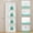 White, variant on Aheaplus Farmhouse Pantry Storage Cabinet - Freestanding Narrow Cabinet with Adjustable Shelves for Kitchen, Bathroom & Utility Room,White Oak