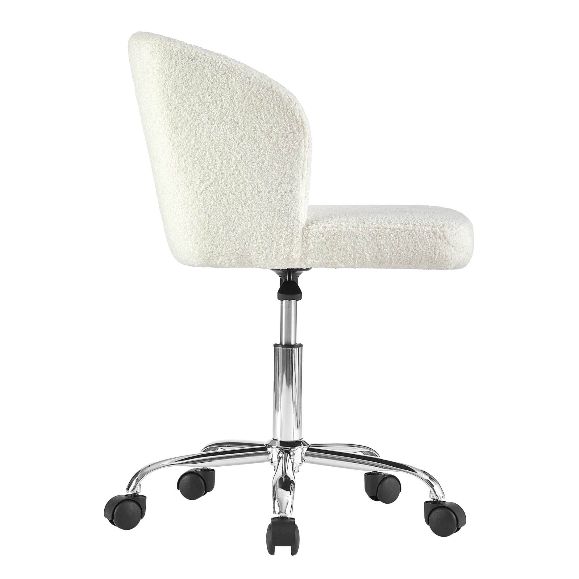 Stylehouse Boucle Wingback Swivel Desk Chair