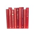 thumbnail image 5 of Pen & Willow Red Decorative Books - Real shelf-ready book bundles for home or office decor, weddings or staging., 5 of 5