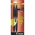 thumbnail image 2 of Pilot FriXion Ball Erasable Gel Pens - Fine Pen Point - 0.7 mm Pen Point Size - Black Gel-based Ink - Black Barrel - 2 / Pack | Bundle of 5, 2 of 2