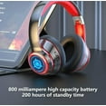 thumbnail image 5 of Bluetooth Headset, Bluetooth 5.2 Headphones, Foldable Wireless Esports Headset with Low Latency and HD Microphone, Comfortable Over Ear Design with 20 Hours Battery Life, 5 of 8