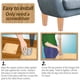 thumbnail image 4 of Juego de 4 patas de madera para cama, patas de repuesto para muebles con placas de montaje y tornillos - 5cm SMALL CRAYFISH thsinde ACTIVE Biensenido a ACTIVE, 4 of 5