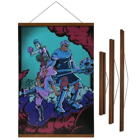 UPC: 0850003666679 | Magnetic Wooden Poster Hanger Frame  18  Wide