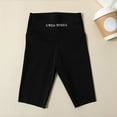 thumbnail image 4 of Zanarzt Toddler Girl Gymnastics Outfit Girls Athletic Shorts Kids Dance High Waisted Yoga Short for Bike Gym Volleyball Running Black,4-5 Years, 4 of 8