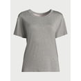 thumbnail image 6 of Joyspun Women's Knit Sleep T-Shirt with Short Sleeves, Sizes S-3X, 6 of 6