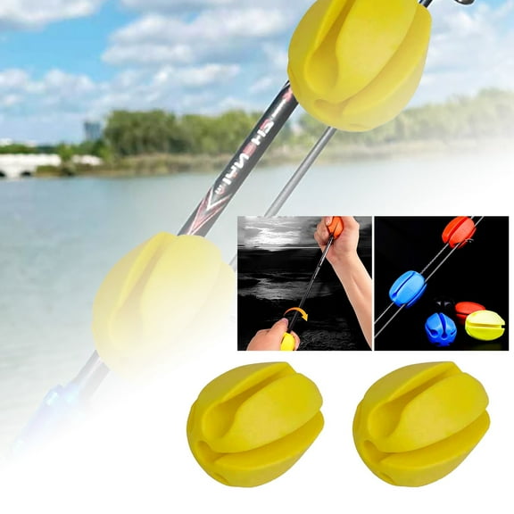 Fishing Rod Organizer and Protective Storage System with Silicone Straps and Hole Design